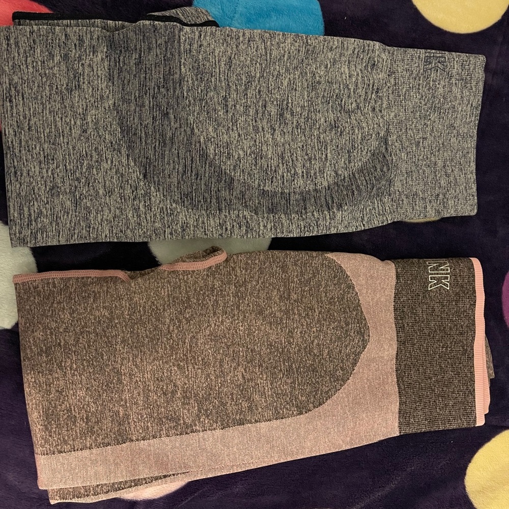 Pink booty lifting leggings